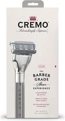 Produktbild Cremo Barber Grade Razor for Men with Extra Refill Blade - Silver (Körpergel)