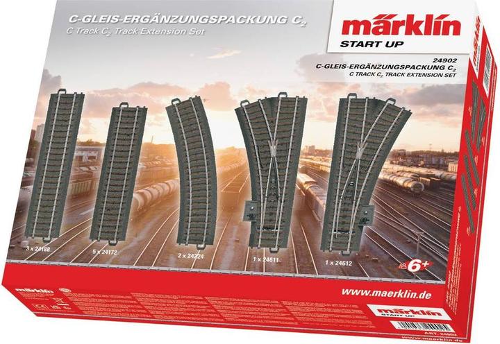 Actual product image Märklin Start up - C-track extension pack C2 (Track H0)