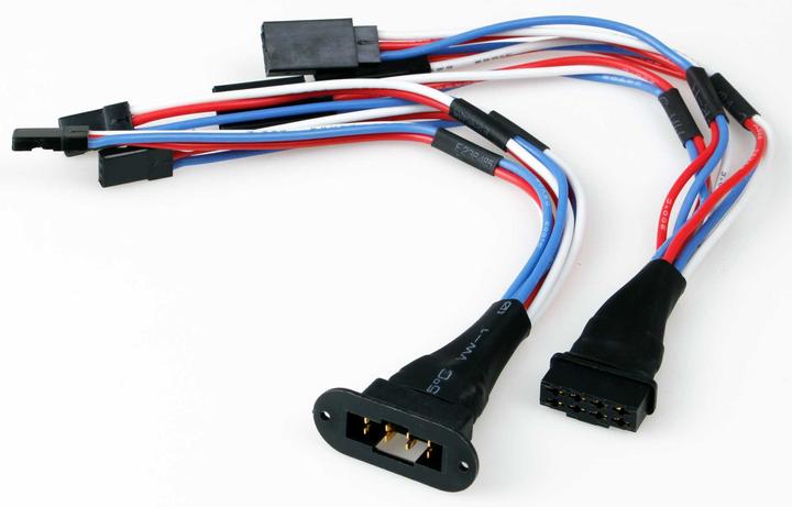 Produktbild Kuza Kabelsatz für 3 Servos steckbar 37cm Uni/Futaba mit 8-pol. Steckverbindung 20AWG/0,5mm²