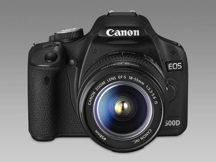 Canon EOS 500D, DSLR, 15MPix, Kit double zoom