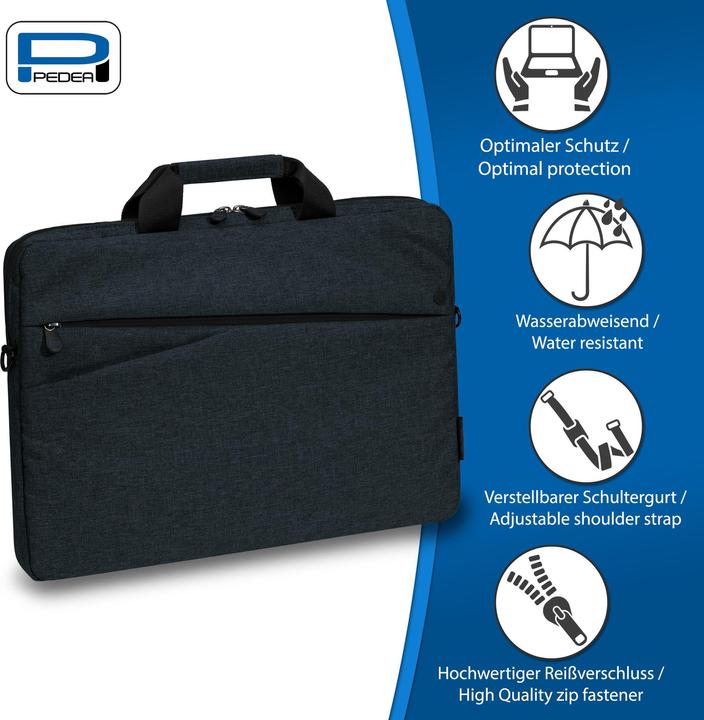 Produktbild Pedea Laptoptasche 15,6 Zoll (39,6cm) FASHION Notebook Umhängetasche mit Schultergurt (15.60", Universal, Acer, HP)