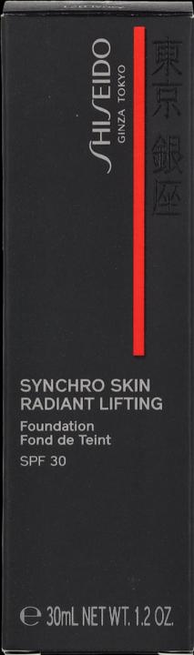 Produktbild Shiseido Synchro Skin Radiant Lifting Foundation SPF 30 30 ml - (120 Ivory)