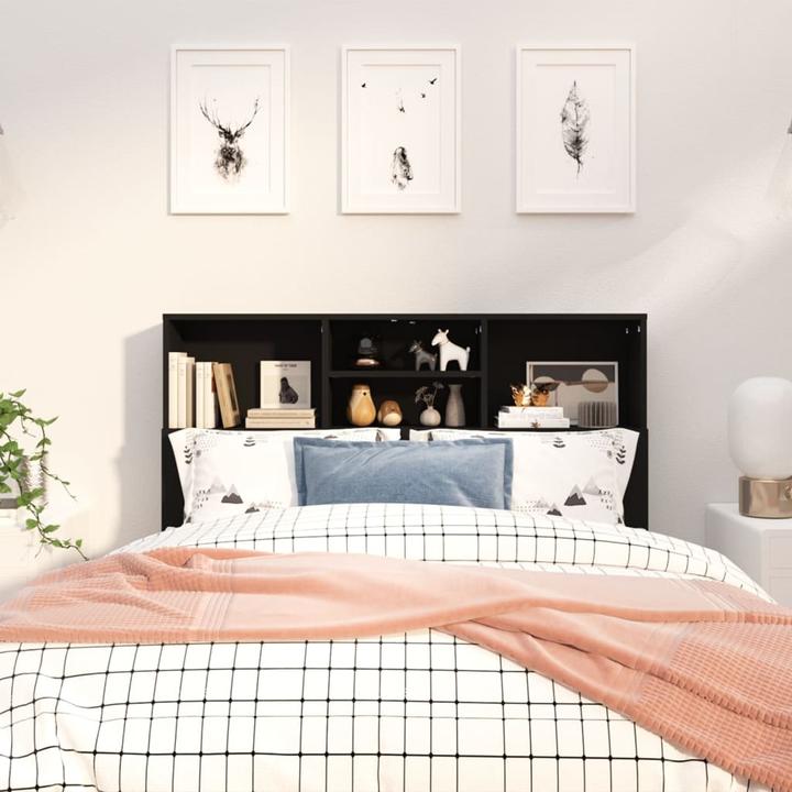 Immagine prodotto VidaXL Testiera del letto con ripiani look (120 x 19 x 103,5 cm)