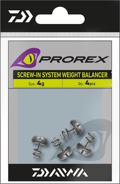 Actual product image Daiwa Prorex Screw-In Weight Balancer Balance Weight