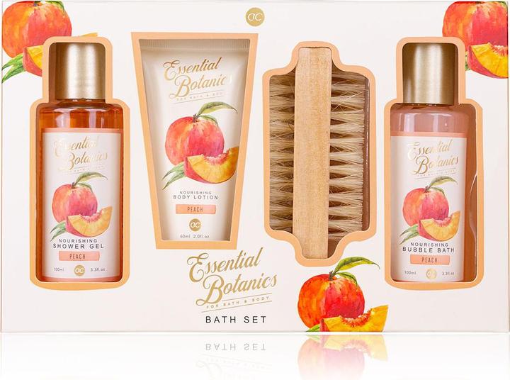 Produktbild Accentra Badeset ESSENTIAL BOTANICS - FRUITS in Geschenkbox, inkl. 100ml Duschgel, 100ml Schaumbad, 60ml Body (Haarpflege set)