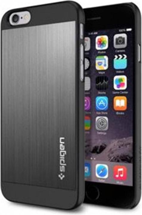 Immagine prodotto Spigen Custodia in alluminio per iPhone 6/6S (4.7") Space Gray (Apple iPhone 6)