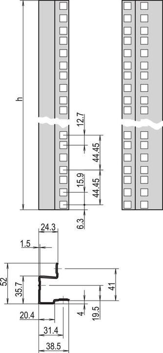 Actual product image Schroff Eurorack