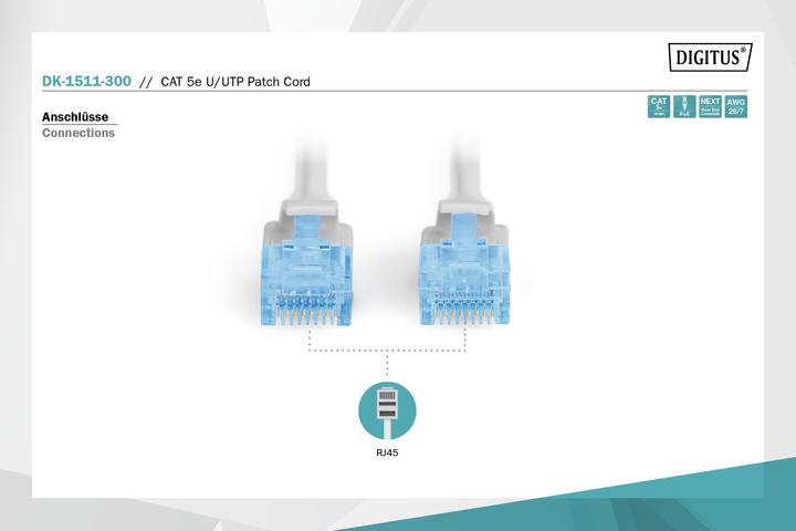 Productafbeelding Digitus Netwerkkabel (U/UTP, CAT5e, 30 m)