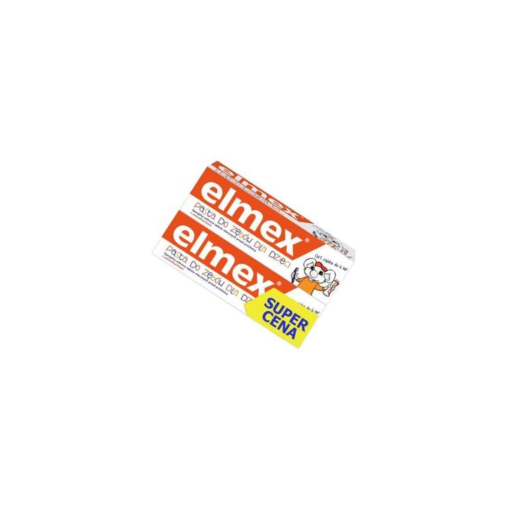 Actual product image Elmex Toothpaste for Children from 1st Tooth to 6th Birthday 2x50ml (100 ml)