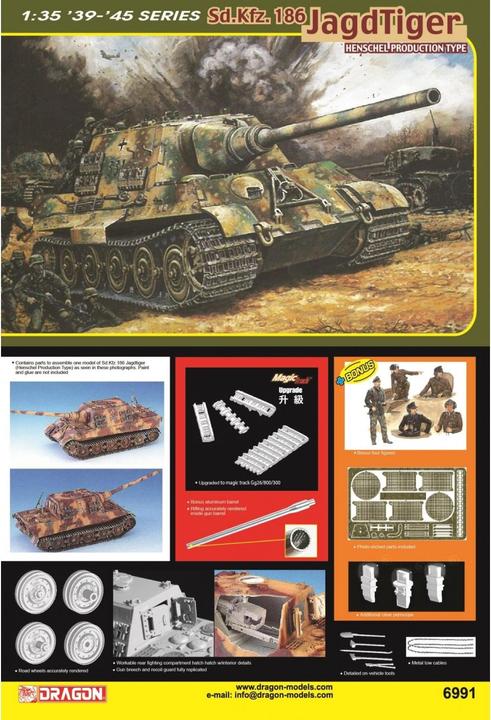 Produktbild 1:35 Sd.Kfz.186 Jagdtiger Hentschel Type