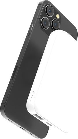 Actual product image Tiger Powerbank induction charger, MagSafe compatible 10,000mAh White (10000 mAh, 20 W)