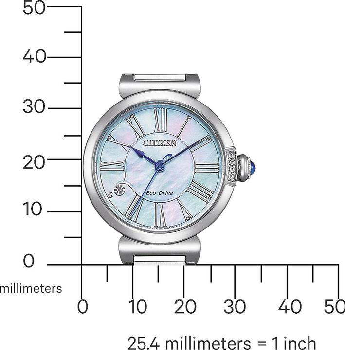 Produktbild Citizen EM1060-87N Eco-Drive Elegance Damenuhr 30mm 5ATM (Analoguhr, 30 mm)
