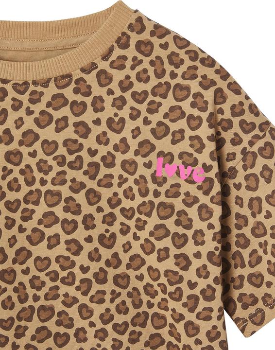 Actual product image Vertbaudet Bedrucktes Mädchen T-Shirt, leichte Oversized-Form (98)