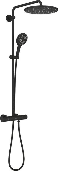 Actual product image Grohe Du-syst Rainshower SMARTACTIVE 310 with thermostat phantom black