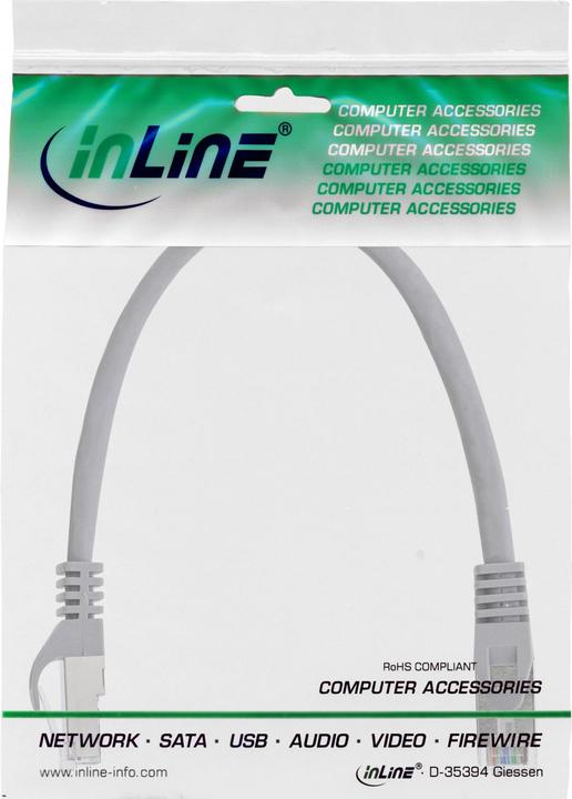 Actual product image InLine Patch cable (F/UTP, CAT5e, 0.30 m)