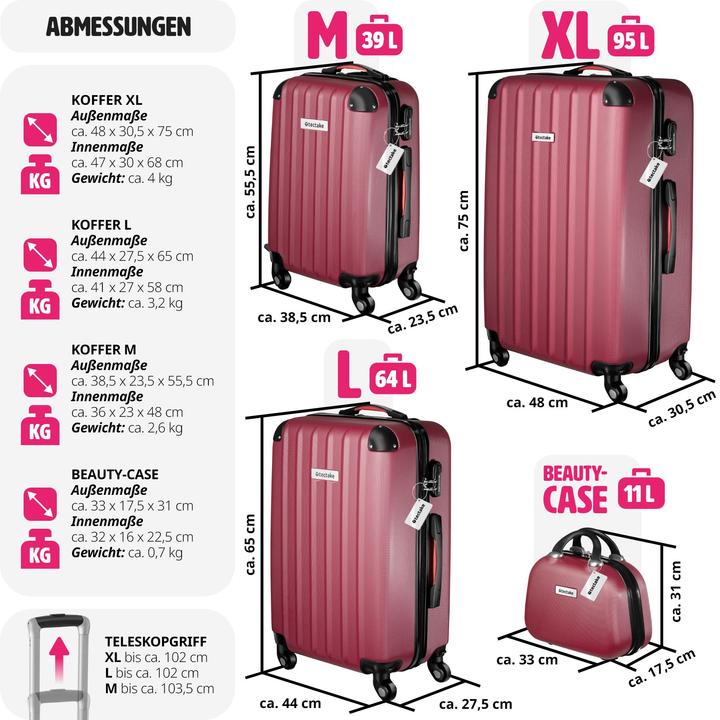 Immagine prodotto tectake Cleo (95 l, L (90 - 115l))
