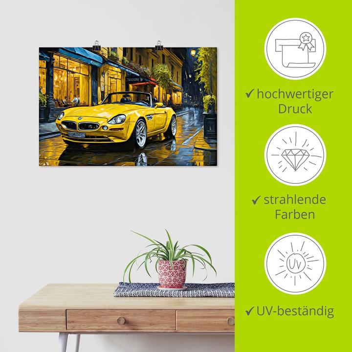 Produktbild Artland BMW Z8 in Paris U5CT (120 x 80 cm)