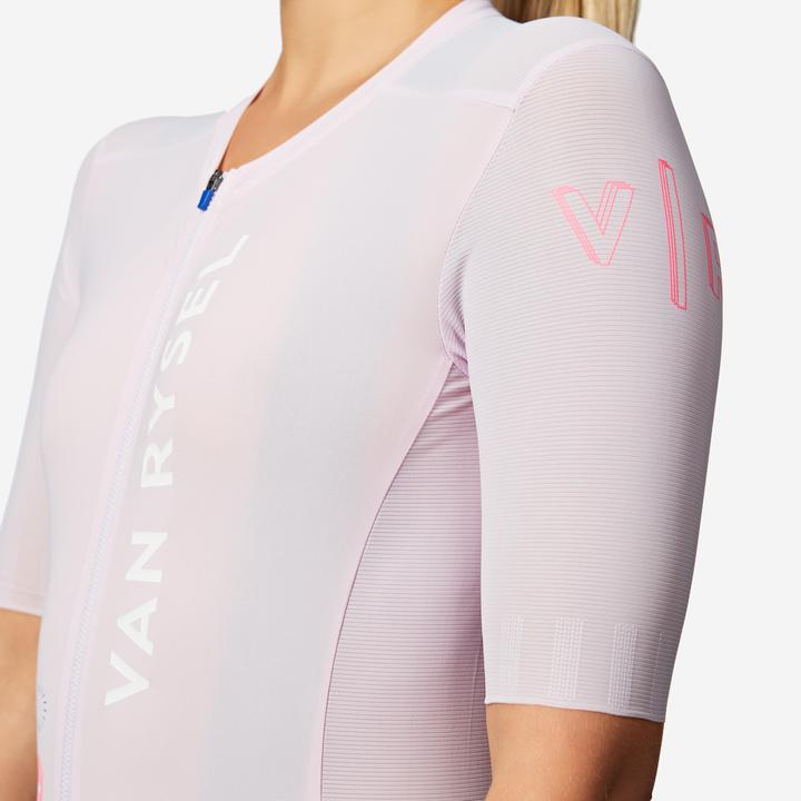 Image du produit Van rysel Maillot de vélo route manches courtes été unisexe - racer 2 lila (XL)