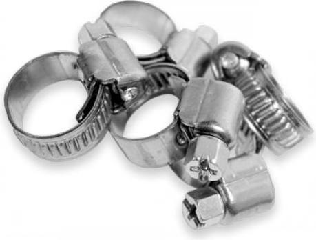 Bradas 10 Stück W2 Edelstahl Schlauchschellen, 140 - 160 mm, 9 mm Band (160 mm)