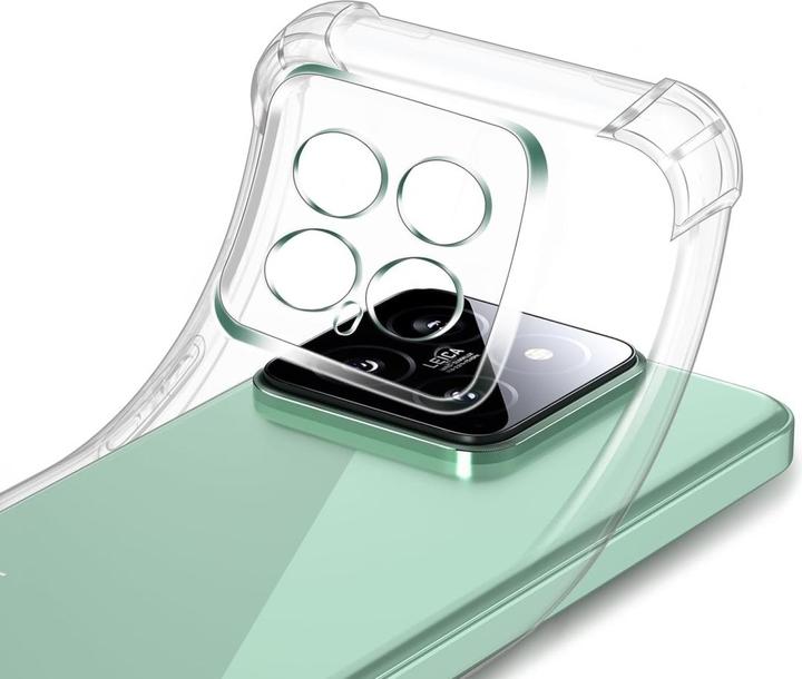 Actual product image Screenguard Crystal Soft Airbag Bumper (Xiaomi 14)