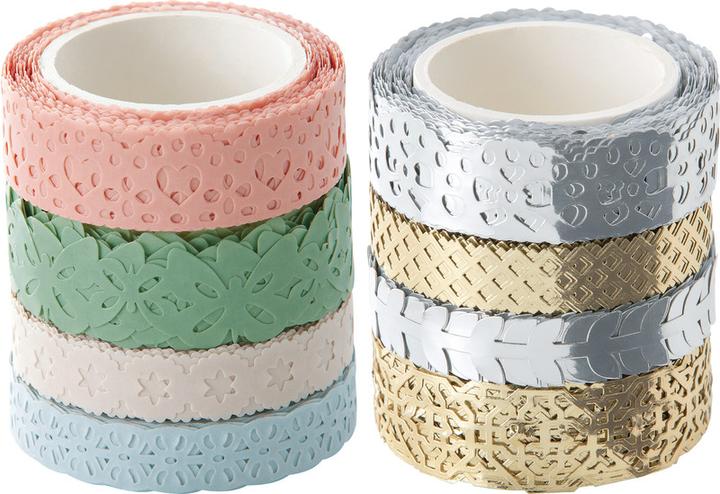 Actual product image Folia Washi decor lace border set