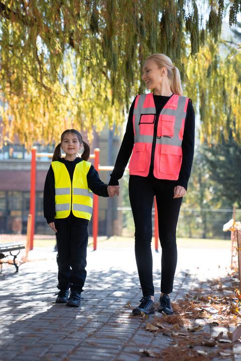 Actual product image Korntex Children's safety waistcoat with zipper (S)