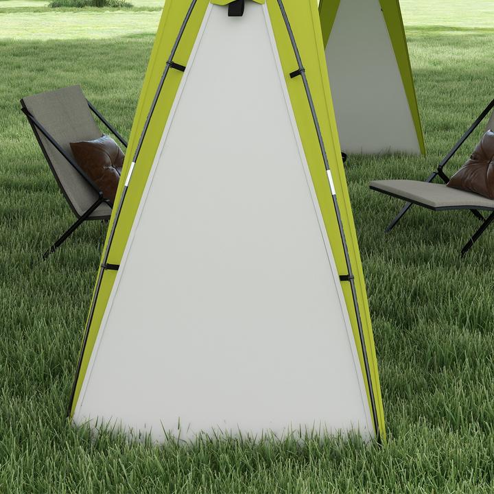 Produktbild Outsunny Event Pavillon Polyester, Fiberglas Grün (350 cm, 350 cm)