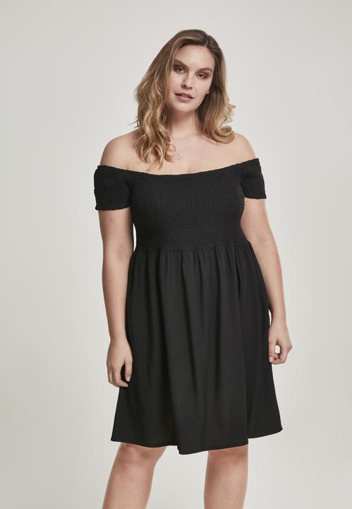 Produktbild Urban Classics Ladies Smoked Off Shoulder Dress (M)
