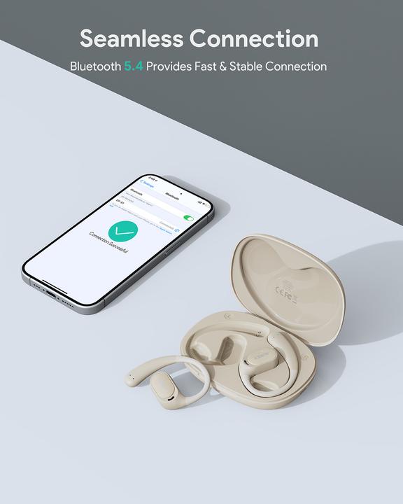 Actual product image Aukey SPORTS FIT OPEN-EAR - Earbuds (35 h, Wireless)