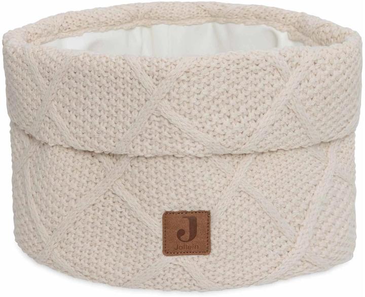 Jollein Care basket Check Knit Oatmeal 14 x 18 cm