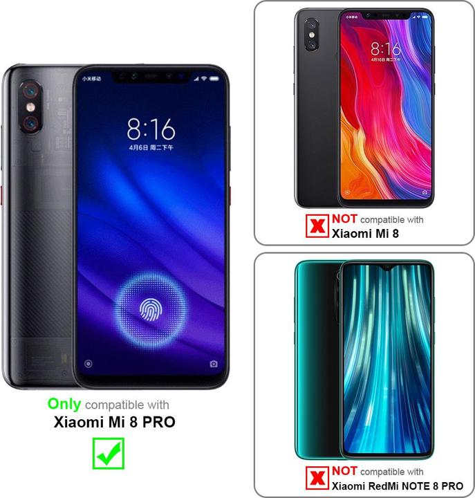 Actual product image Cadorabo Case for Xiaomi Mi 8 PRO with belt clip (Mi 8 Pro)