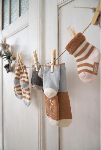 Actual product image Lässig Anti-Slip Socks Set of 2 Pink Caramel Size 27 - 30 (pack of 2, 27 - 30)