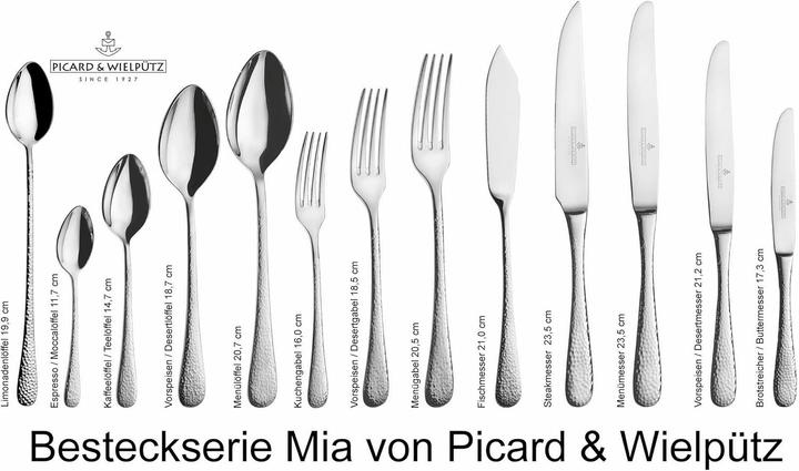 Produktbild Picard & Wielpütz Besteckset Geschenkbox Mia 6180 (24 Stück, Besteck Set)