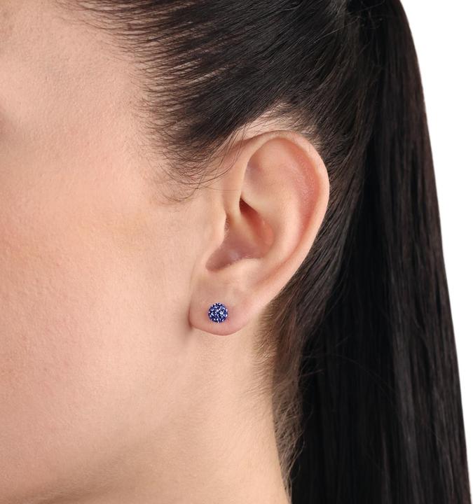 Immagine prodotto Amor Ohrschmuck für Damen, 925 Sterling Silber, Kristallglas (Argento 925)