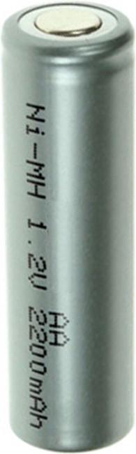 Produktbild AccuCell Akku HHR2200 Mignon AA Zelle NiMH Akku Flat Top mit (1 Stk., AA, 2200 mAh)