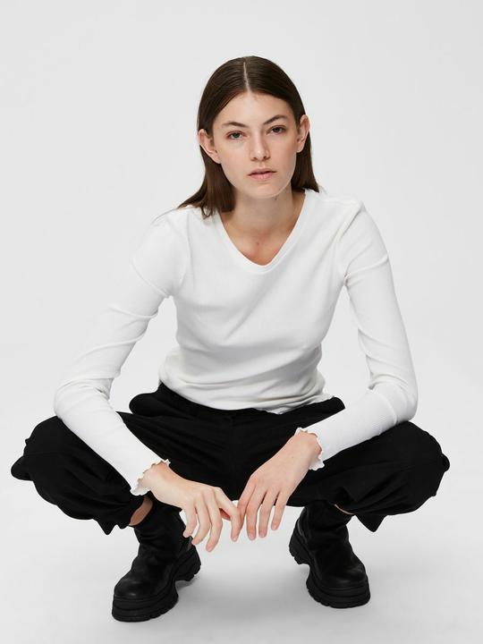 Produktbild Selected Femme Rundhalsausschnitt Longsleeve (S)