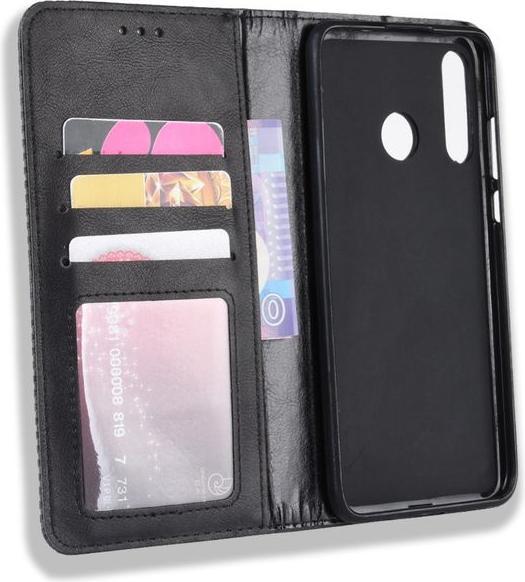 Produktbild MU Style Vintage Style Leder Bookcover Hülle (Honor 20 Lite)