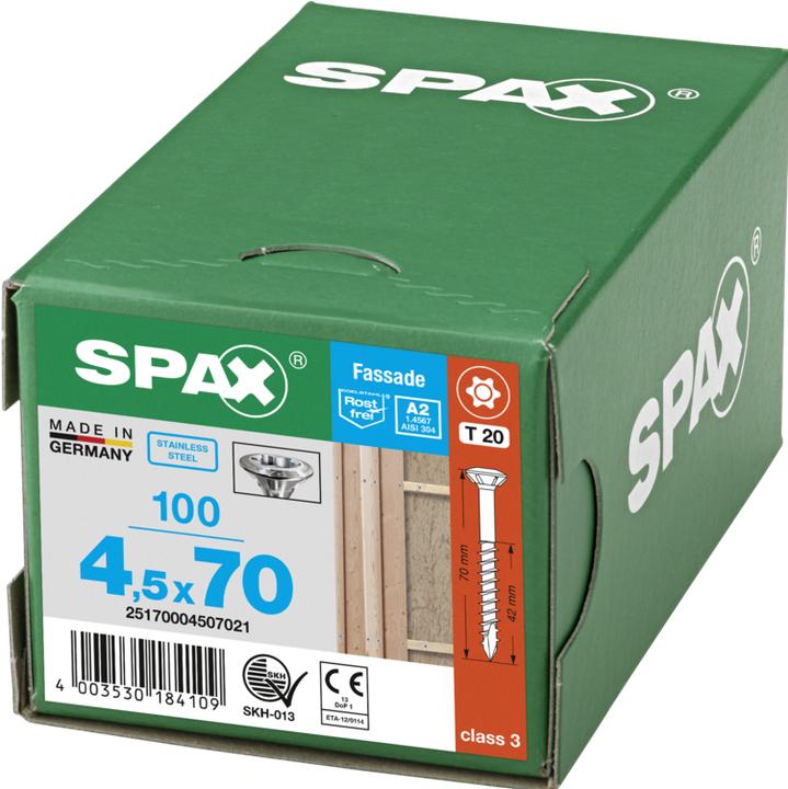 Image du produit Spax Vis auto-perçantes A2 (100 Vis par pièce)