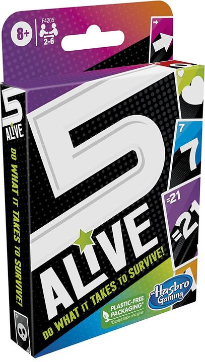 Actual product image Hasbro Gaming Gaming - Five Alive Card Game (F4205) (Danish, Norwegian)
