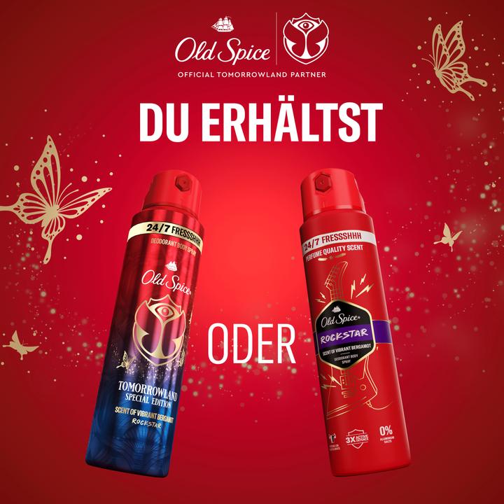 Immagine prodotto Old Spice Rockstar (Getto vaporizzato, 150 ml)