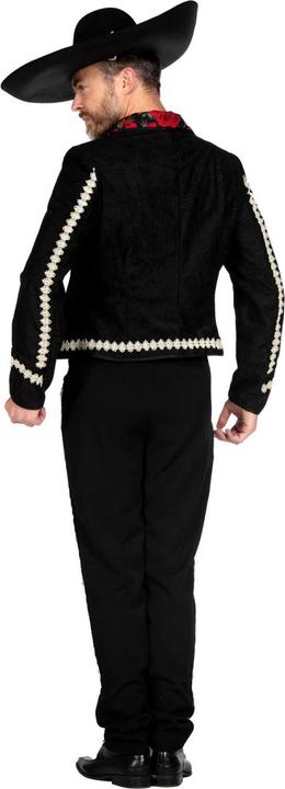 Actual product image Wilbers Men's Mariachi Costume, black (XXL)