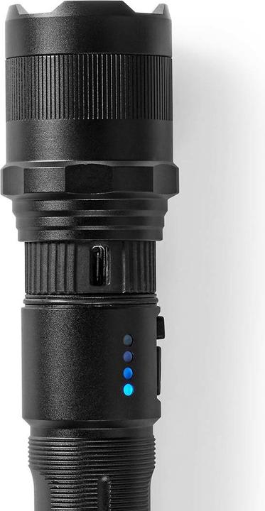 Produktbild Nedis LED-Taschenlampe, Vollmetallgehäuse, Akku, 3,7 V, 10 W (3.50 cm, 1000 lm)