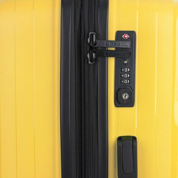 Actual product image Gabol Shinyuu 4-wheel suitcase set 3-piece with stretch fold (220 l, XL (from 140l))
