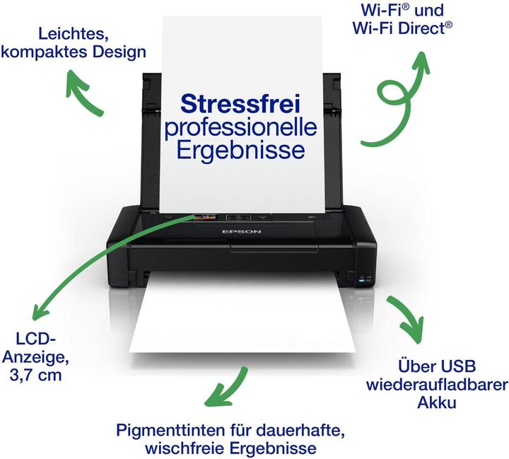 Image du produit Epson WF-110W Main d'oeuvre (Encre, Couleur)