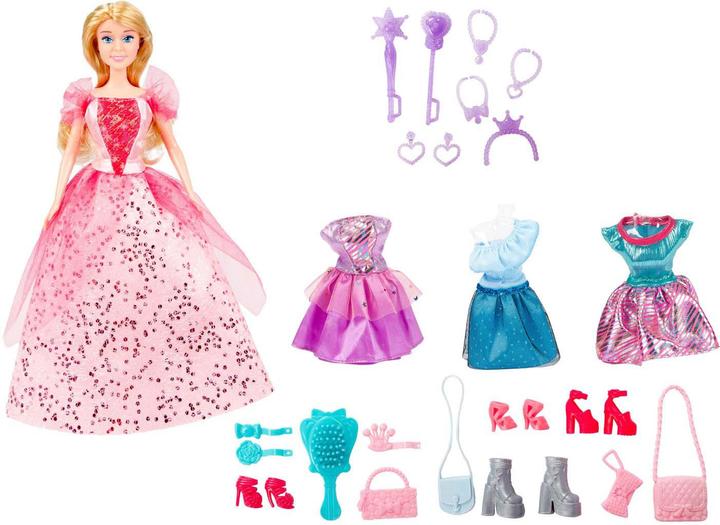 Produktbild Toi-Toys Lauren Puppe Party mit Kleidungsset (3 Sets)