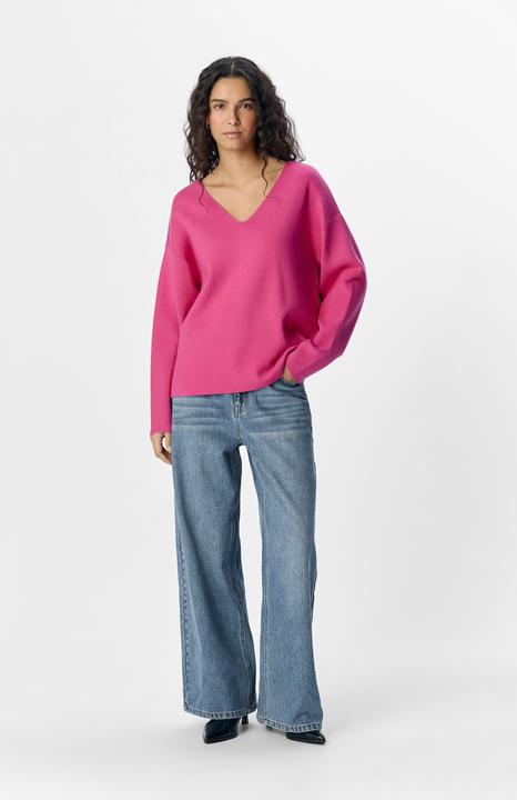 Image du produit Object Pull en tricot col V (M)