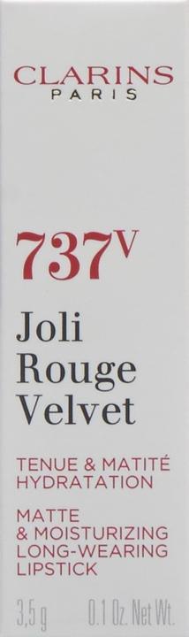Image du produit Clarins Joli Rouge Velvet - Spicy Cinnamon 737V (Marron, Rose ancien)