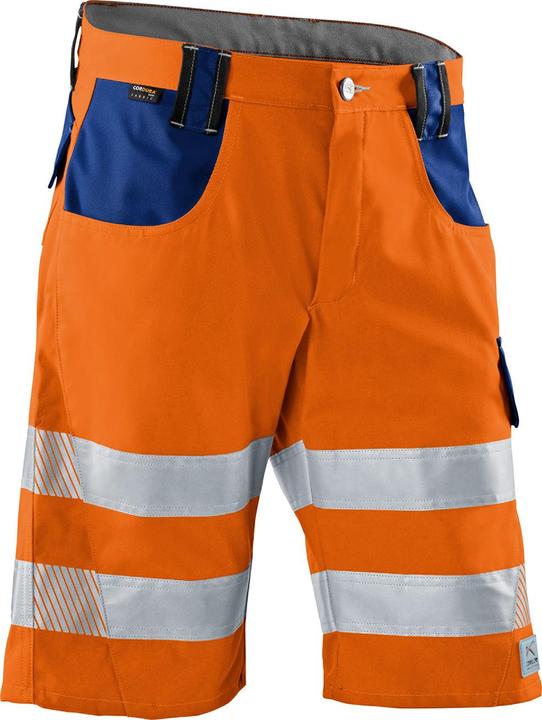 Produktbild Kübler unisex Warnschutzhose kurz REFLECTIQ orange, kornblau Grösse 62 (62)