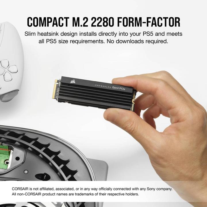 Actual product image Corsair MP600 Pro LPX (4000 GB, M.2 2280)
