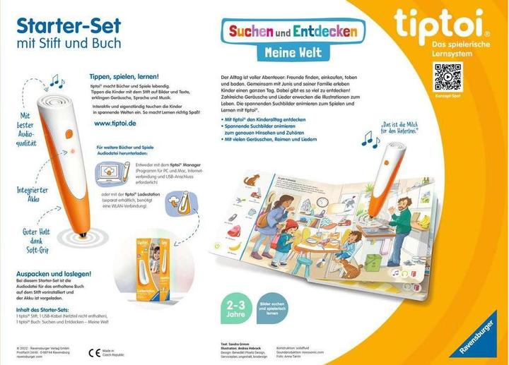 Immagine prodotto tiptoi Set iniziale: penna e libro illustrato Il mio mondo (Tedesco)
